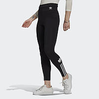 Оригинальные женские леггинсы Adidas Adicolor 3D Trefoil High-Waisted Originals, S - 34