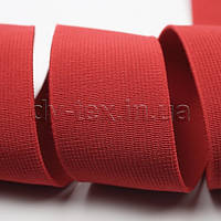 Лента эластичная, резинка плотная, 40 мм, ЛЭ-40 -Г, (красная)