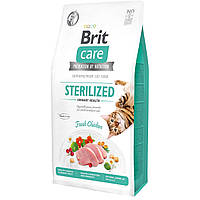 Корм для кішок Brit Care GF Cat Sterilized Urinary (курка), 7 кг