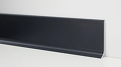 Плінтус підлоговий пристінний алюмінієвий анодований срібляста висота 60 мм товщина 10 мм довжина 2700 мм RAL