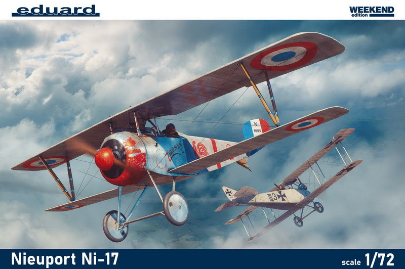 Пластикова модель 1/72 Eduard 7404 француський винищувач Nieuport Ni-17