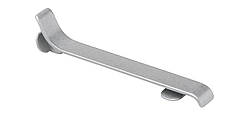 Соединитель заглушка на стык для плинтуса алюминиевого пристенного 40мм