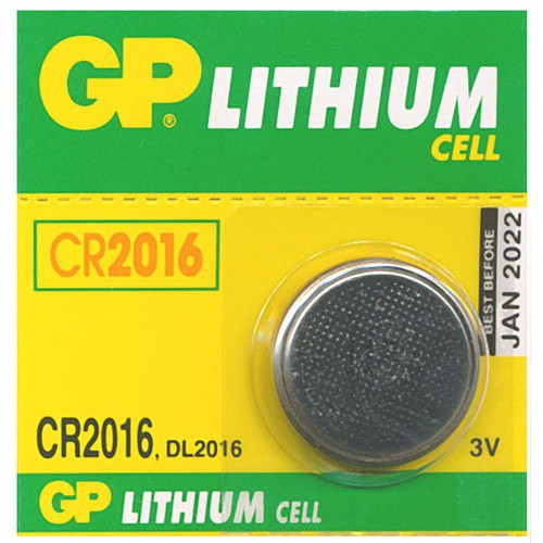 Батарейка GP Lithium CR2016 3V, дисковая - фото 1 - id-p145817248