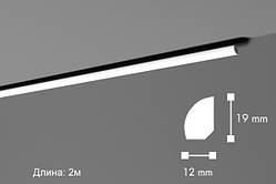 Плінтус підлоговий, карниз стельовий FL6 (2 м), NMC