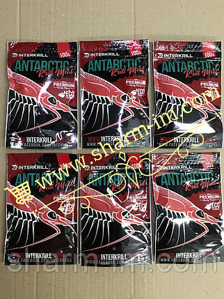 Крилова мука Interkrill 100 г/Antarctic Krill Meal 100 g НОВА ПАКОВКА, фото 1