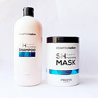 Увлажняющий шампунь и маска Profis Superior Hydrating для сухих и ослабленных волос  2000 мл