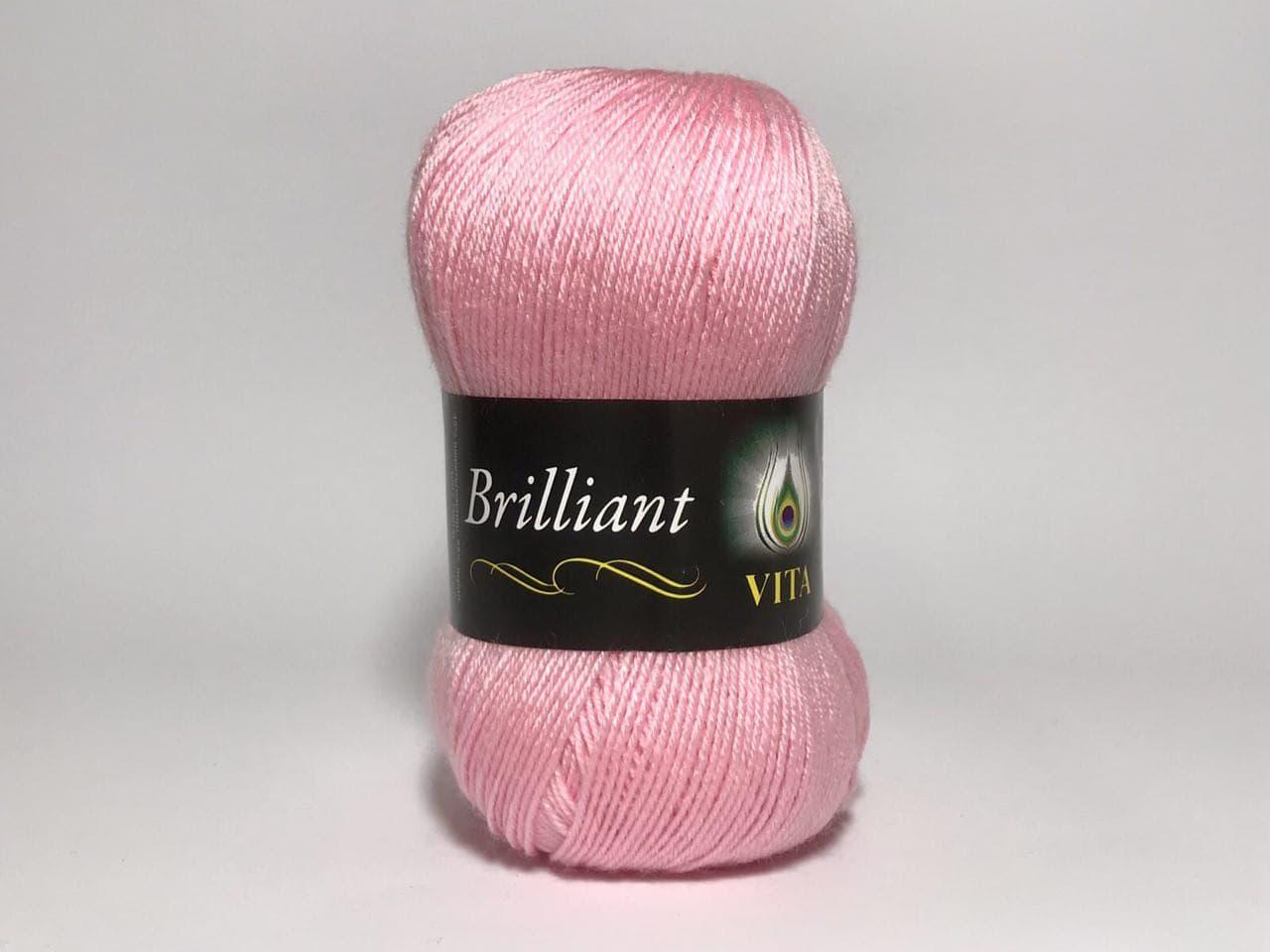 Пряжа напіввовняна VITA Brilliant, Color No.5109 ніжно-рожевий