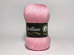 Пряжа напіввовняна VITA Brilliant, Color No.5109 ніжно-рожевий