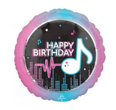 А 18" HBD Internet Famous Foil Balloon - Pkg.  Фольгована куля З Днем народження.В уп