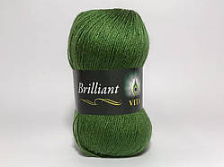 Пряжа напіввовняна VITA Brilliant, Color No.5111 зелений