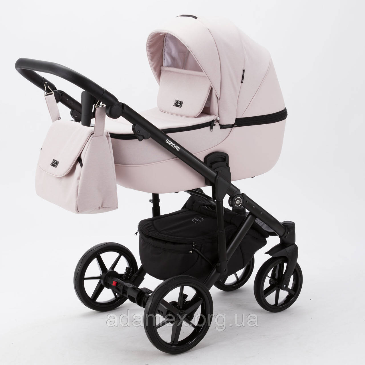 Коляска Adamex Bibione PS-26 Tip рожевий