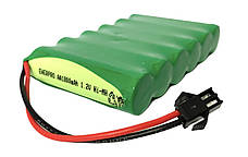 Акумулятор 7.2V 1800 мАч Ni-MH АА до дитячих іграшок, фото 4