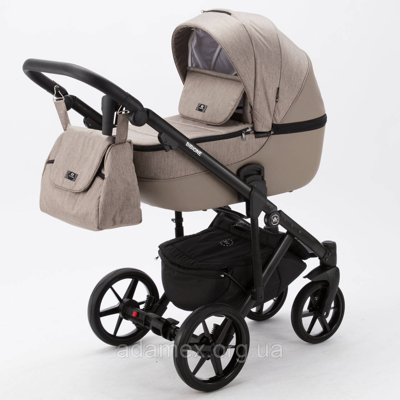 Коляска Adamex Bibione PS-61 Tip бежевий, фото 1