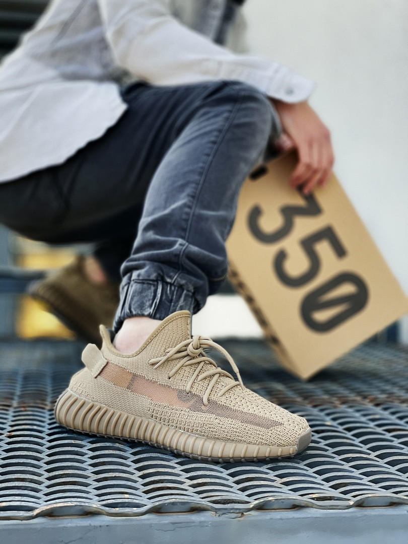 Чоловічі/жіночі кросівки Adidas Yeezy Boost 350 бежевий
