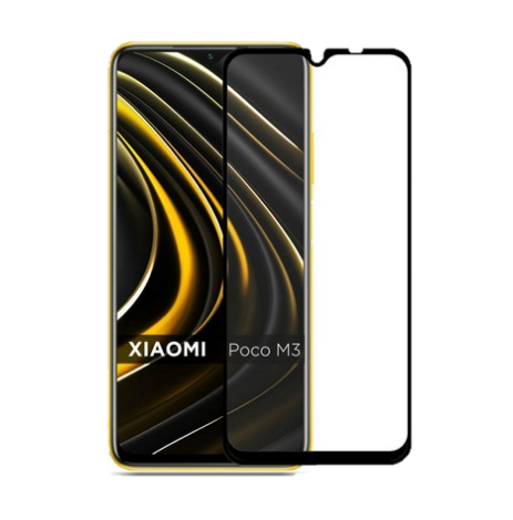 Захисне скло Mocolo для Xiaomi Poco M3 (XM6039) 2.5D Curved Full Cover Tempered Glass з олеофобним покриттям