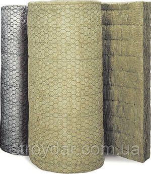 Утеплювач для труб і димоходів базальтовий Rockwool Wired MAT 50 (ProRox WM 950 PL), фото 1