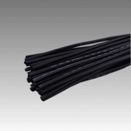 Термоусмоктувана трубка 6 мм чорний (пак 1 м·30 шт.), фото 1