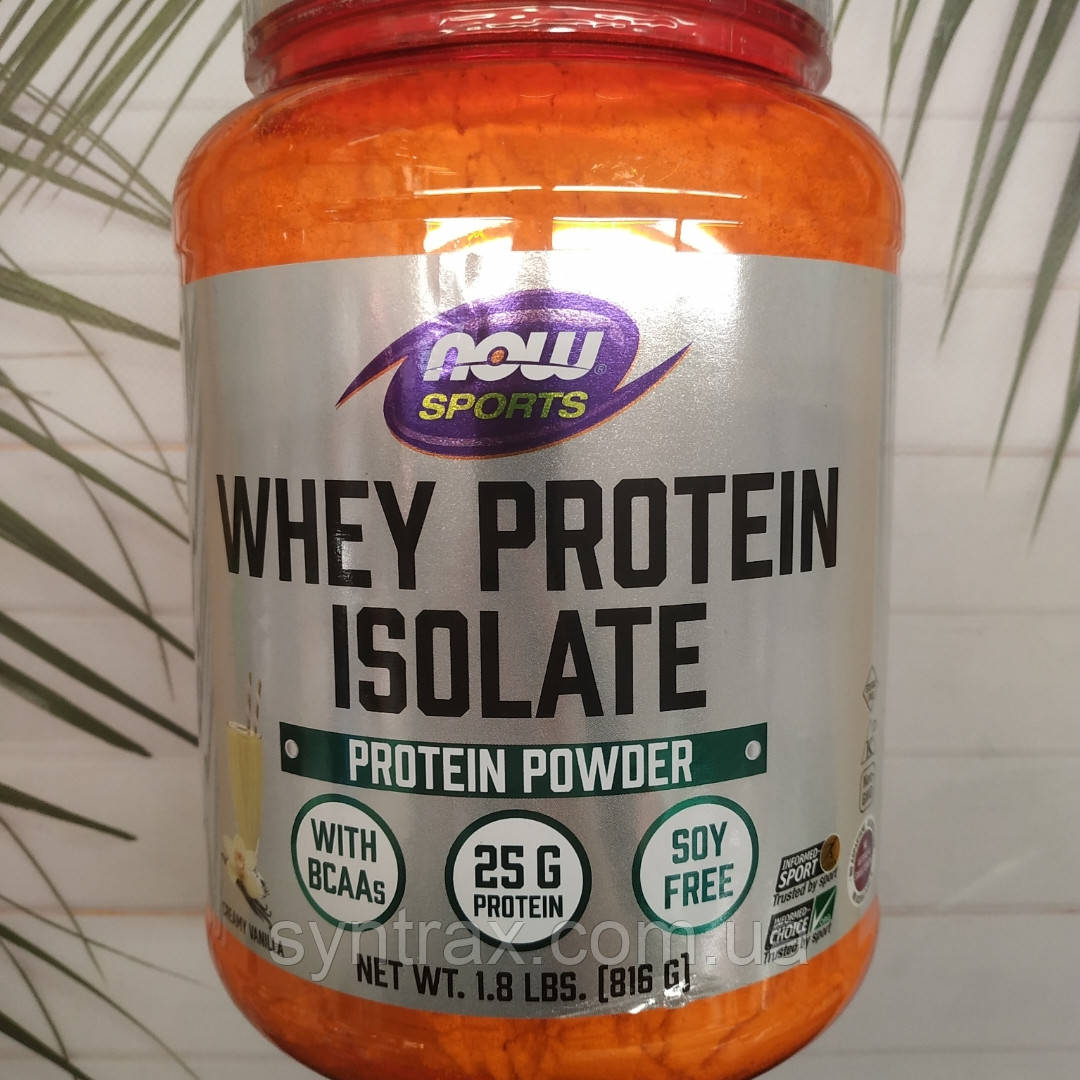 Now Foods Whey Protein Isolate 816 g вей проте н ізолят нау