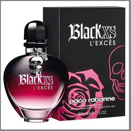 Paco Rabanne Black XS L Exces for Her парфумована вода 80 ml. (Пако Рабан Блек ИксЭс Л Ексес Фор Хе), фото 2