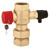 Кульовий вентиль-відсікач для розширювального бака Caleffi 3/4" (558050)