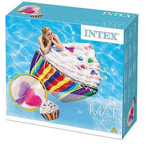 Надувний пліт Intex 58770, 142-135 см, кекс, фото 4