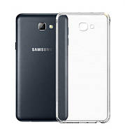 Samsung J7 Prime чехол силиконовый прозрачный Ou case Ultra Slim Unique SKID TPU Transparent