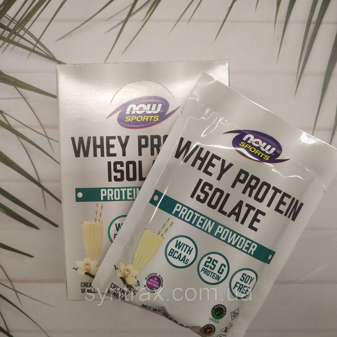 Now Foods Whey Protein Isolate 32g , пробник протеина