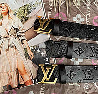 Ремінь жіночий шкіряний Louis Vuitton