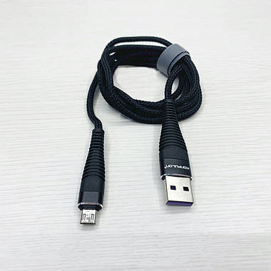 USB Кабель KONFULON S61 MicroUSB (чорний), фото 2