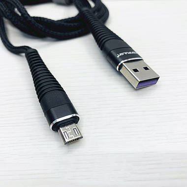 USB Кабель KONFULON S61 MicroUSB (чорний), фото 2