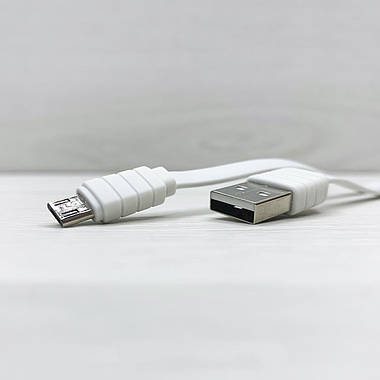 USB кабель KONFULON Ѕ31С MicroUSB 2M (білий), фото 3