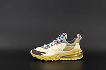 Чоловічі кросівки Nike Air Max 270 React. Black Grey. ТОП Репліка ААА класу., фото 3