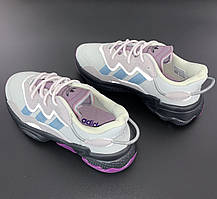 Чоловічі кросівки Adidas Ozweego. Рефлектив. Beige бежевий.. ТОП Репліка ААА класу., фото 2