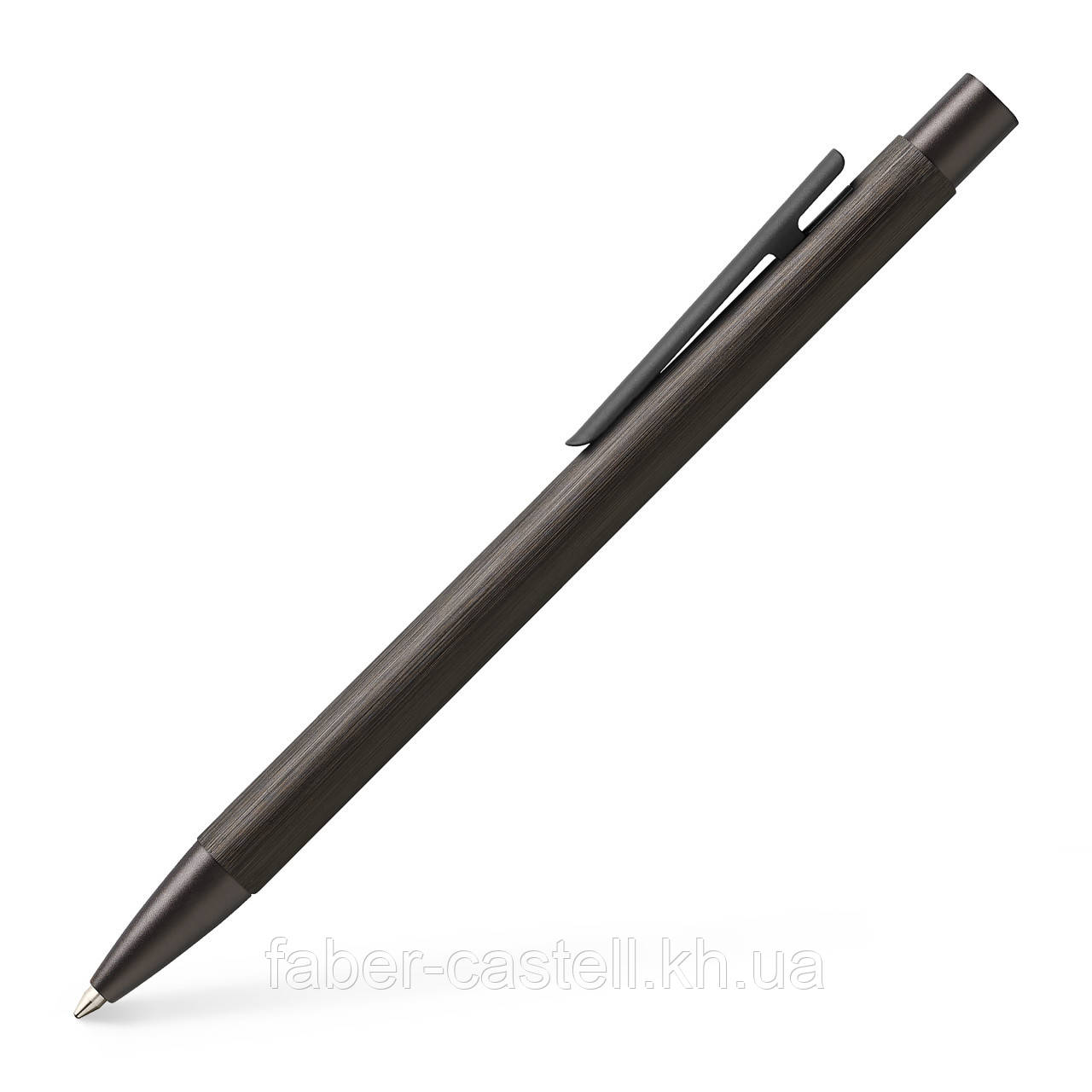 Кулькова ручка Faber-Castell NEO Slim Aluminium Gun Metal, колір корпусу бронзовий, 146256, фото 1