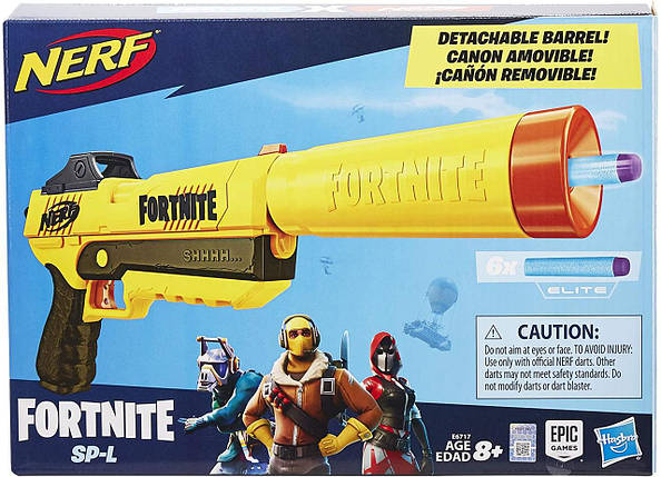 Бластер Нерф Еліт Fortnite SP-L Dart Blaster, Спрінгер, фото 2