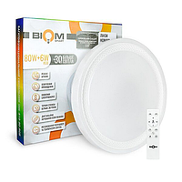 LED Светильник Biom Smart 80W+6WRGB 3000-6000-RGB 6400Lm SML-R19-80-RGB