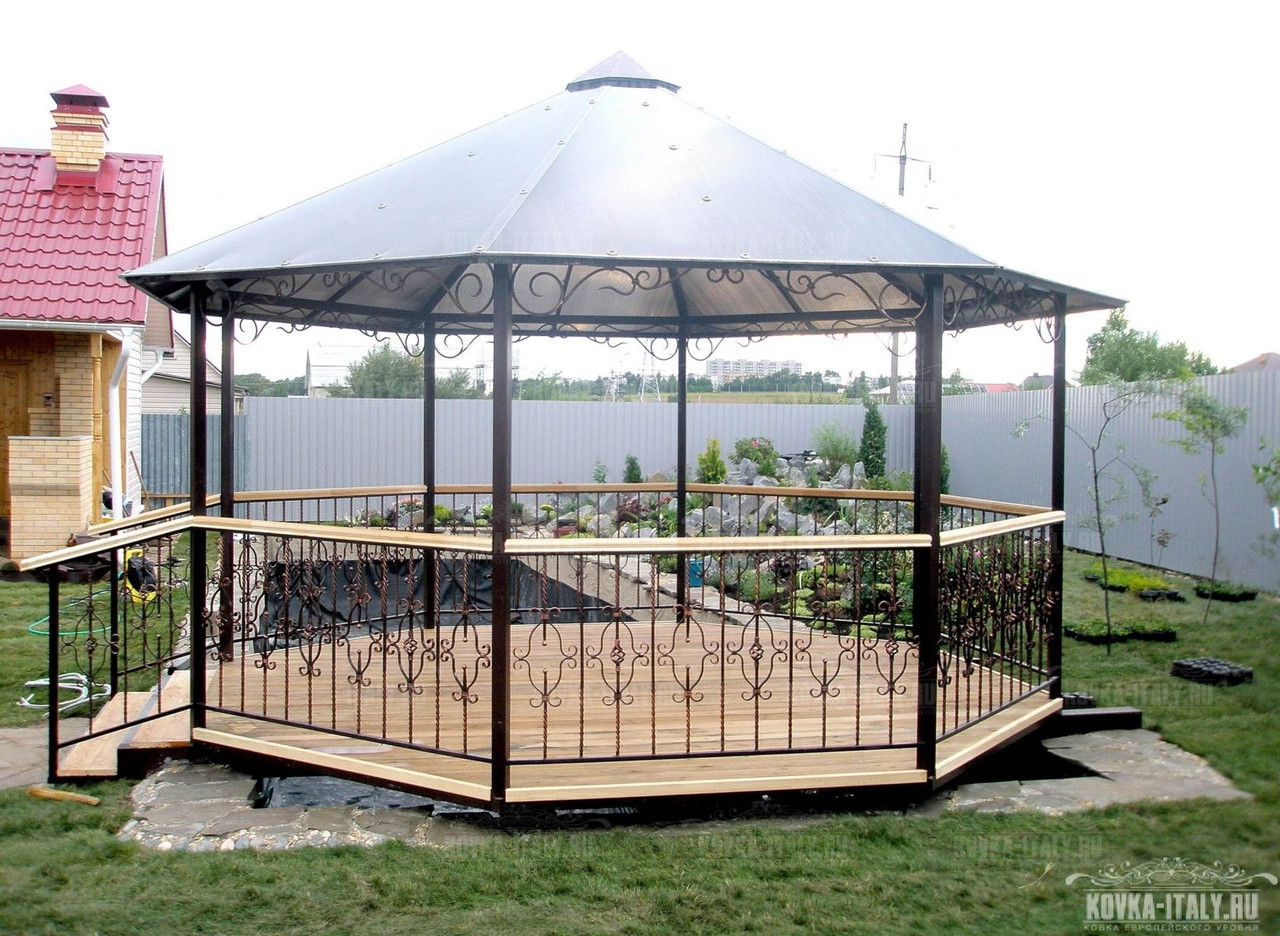 Ковані альтанки для саду