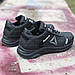 Кросівки дитячі на хлопчика шкіряні чорні RBK 36 розмір, кросівки підліткові шкіряні хлопчачі, фото 3