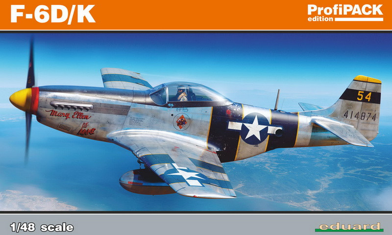 Пластикова модель 1/48 Eduard 82103 американський винищувач P-51D Mustang F-6D/K