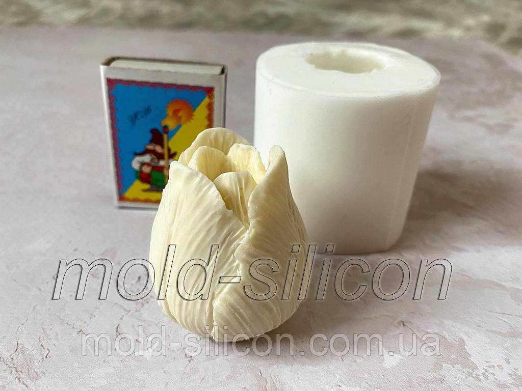 Силіконовий молд 3Д "Тюльпан 2", фото 1