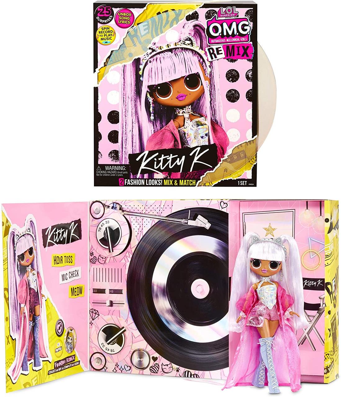 Лялька ЛОЛ ОМГ Ремікс Королева Кітті L. O. L Surprise! OMG Remix Kitty K Fashion Doll