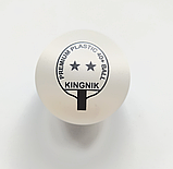 Kingnik Premium Plastic  мячі для настільного тенісу, фото 2