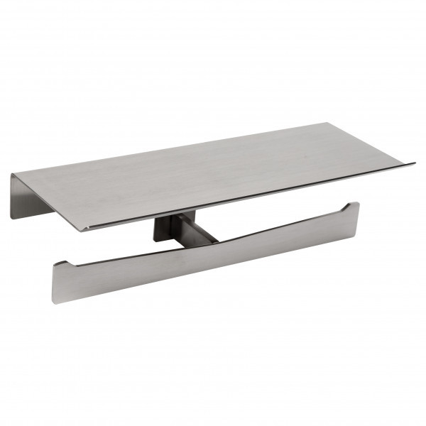 Тримач паперу туалетного стандарт подвійний AURA з поличкою