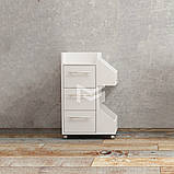 Перукарня візок з висувними ящиками і бічними панелями для шампуні або флаконів M214, фото 2