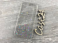 Чехол на iPhone 6 / 6S прозрачный Star Glitter
