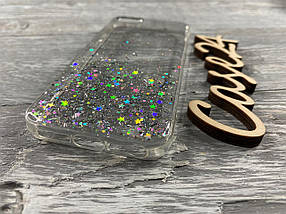 TPU чохол Star Glitter для Apple iPhone 5 / 5S / SE прозорий, фото 5