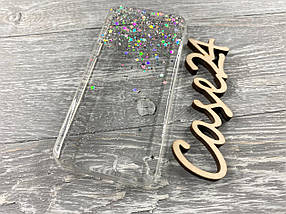 TPU чохол Star Glitter для Apple iPhone 5 / 5S / SE прозорий, фото 3