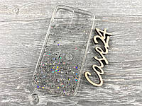 TPU чехол Star Glitter для Apple iPhone 12 прозрачный