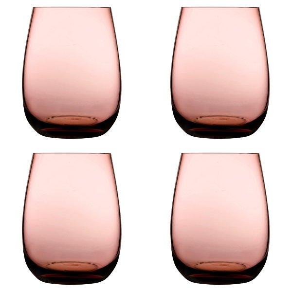 Набір склянок "Colored U" caramel Nude Glass 4 шт