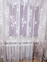 Органза з ніжним тканинним малюнком "Весільний букет"